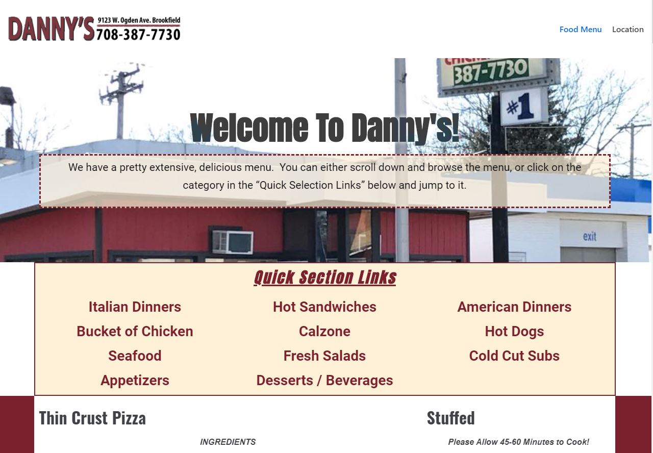 Danny's Pizza & Beef
